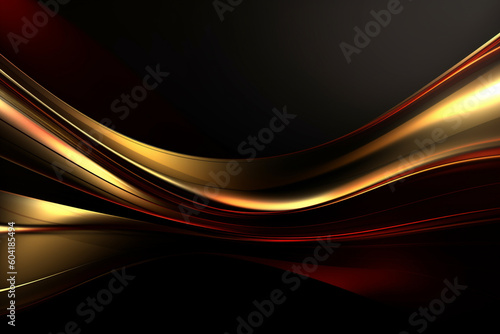Abstract Cool Red and gold Texture Background colorful gradient wavy ai generative
