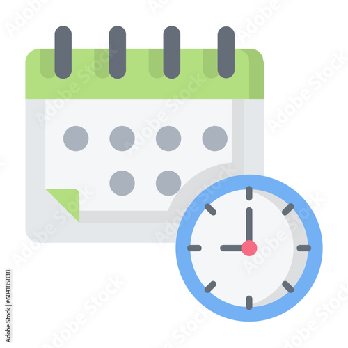 Schedule Flat Icon