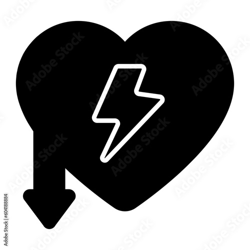 Reduced Libido Glyph Icon
