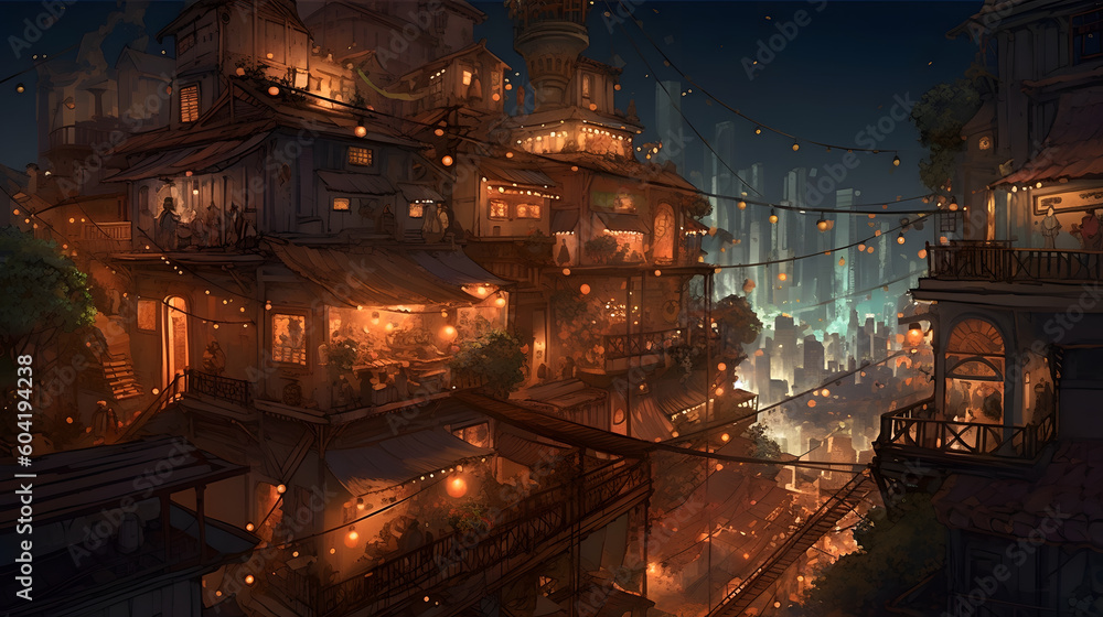 魔法の都市、境界なき驚異の世界 No.016 | Enchanted Metropolis: Where Possibilities Transcend Generative AI