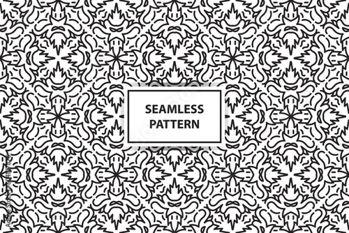 seamless pattern with simple vintage style