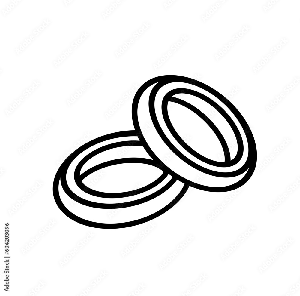 Cute diamond ring outline icon Cute diamond ring outline icon