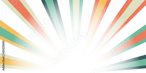 Rise retro image old paper textured diagonal orientation.  Sunlight background. Powder colorful burst background with white highlight. Fantasy Vector illustration.  