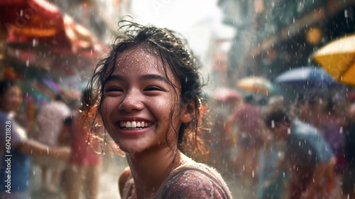 Songkran water festival Tha...