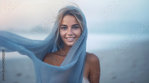 young adult woman or teenag...