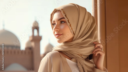 young adult woman traveling...
