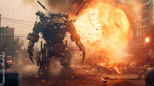 scary robot is a weapon in ...