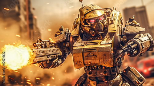 scary robot is a weapon in ...