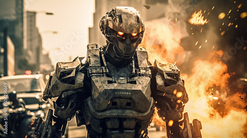 scary robot is a weapon in ...