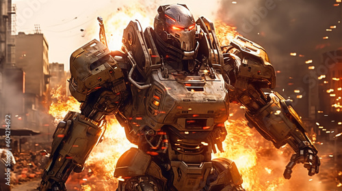 scary robot is a weapon in ...