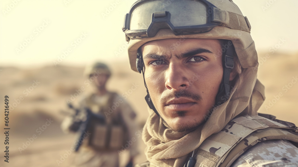 soldier in modern combat gear combat uniform in camouflage colors with large machine gun, protective clothing and helmet, war with modern equipment soldier in modern combat gear combat uniform in camouflage colors with large machine gun, protective clothing and helmet, war with modern equipment