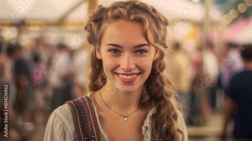 young adult woman wears dir...