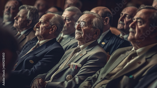 senior men in soldier uniforms, officers and military experts, military, military briefing and meeting, state of war in war