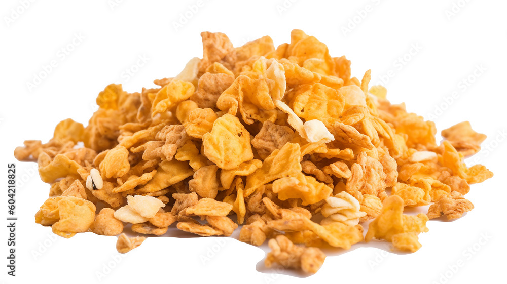 Cornflake isolate with generative ai technology Cornflake isolate with generative ai technology