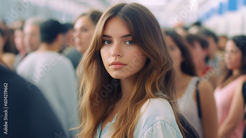 young adult woman, fictiona...