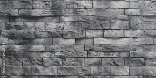 brick stone wall texture copy space background by generative AI tools