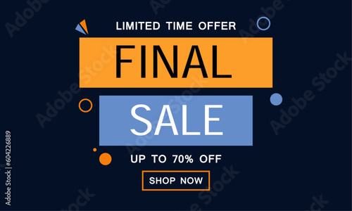 Final Sale Special Offer Banner