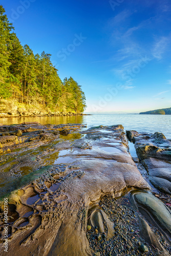 Rocky Shoreline, Gabriola Island photo