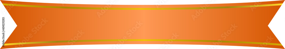 ribbon illustration with gold stripe ribbon illustration with gold stripe