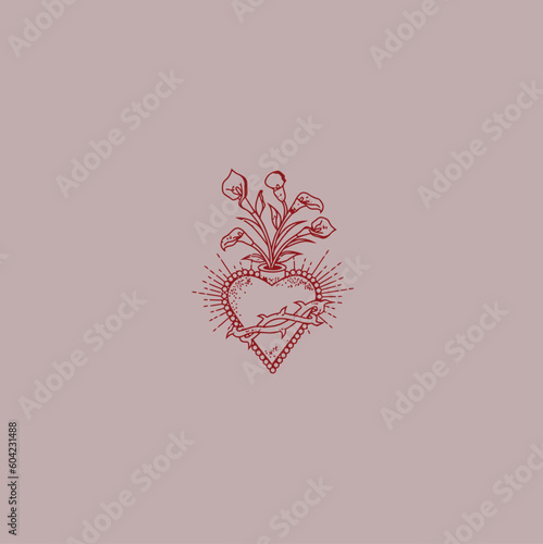 THESE HIGH QUALITY SACRED HEART JESUS VECTOR FOR USING VARIOUS TYPES OF DESIGN WORKS LIKE T-SHIRT, LOGO, TATTOO AND HOME WALL DESIGN
