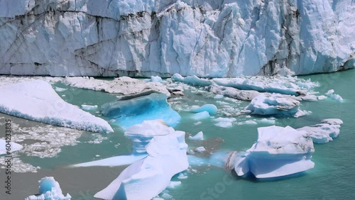 Argentina, Patagonia, El Calefate Perito Moreno Glacier in Glaciers National park Los Glaciares. photo