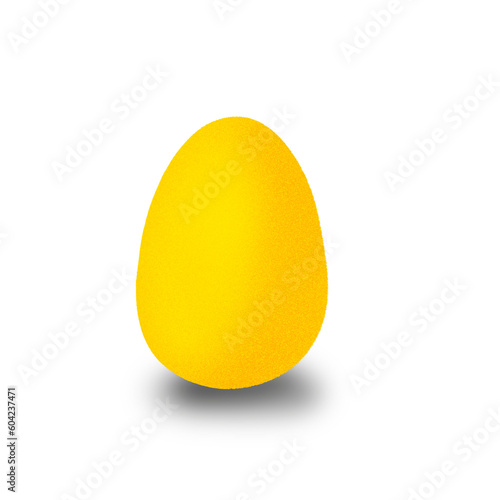 Yellow egg colorful egg