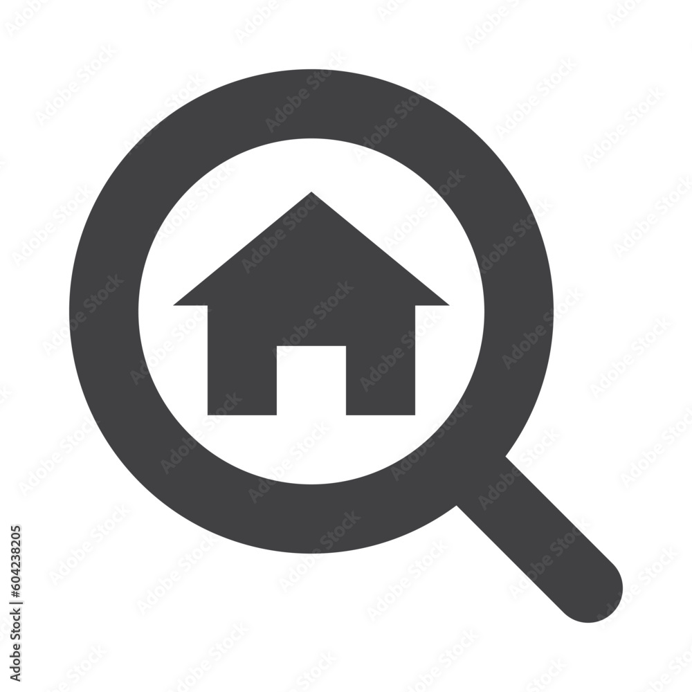 search address icon with outlined and minimalist style use for ui and interface button search address icon with outlined and minimalist style use for ui and interface button