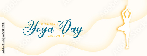 nice 21st yoga day event banner for indian immunity therapy