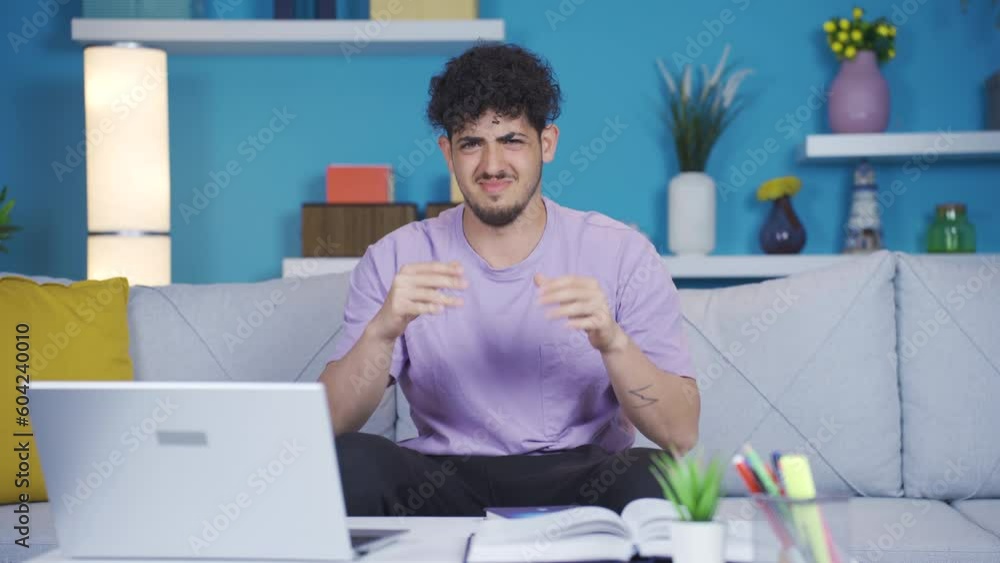 The student who does not like what is told is disgusted and does not want to. The student who does not like what is told is disgusted and does not want to.