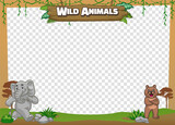 Frame Design of wild animal natural zoo