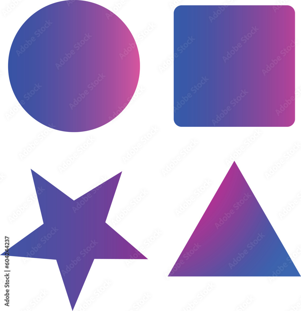 set of buttons shape vector illustrations set of buttons shape vector illustrations