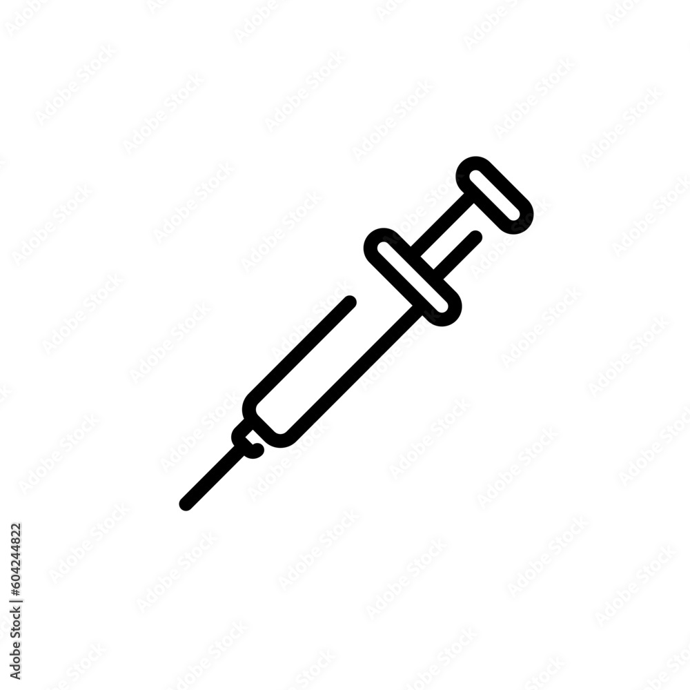 syringe sign symbol vector icon syringe sign symbol vector icon