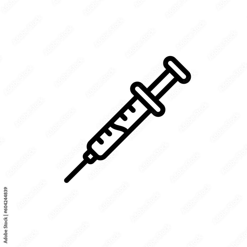 syringe sign symbol vector icon syringe sign symbol vector icon