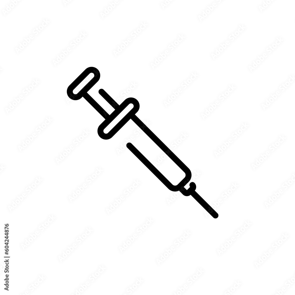 syringe sign symbol vector icon syringe sign symbol vector icon