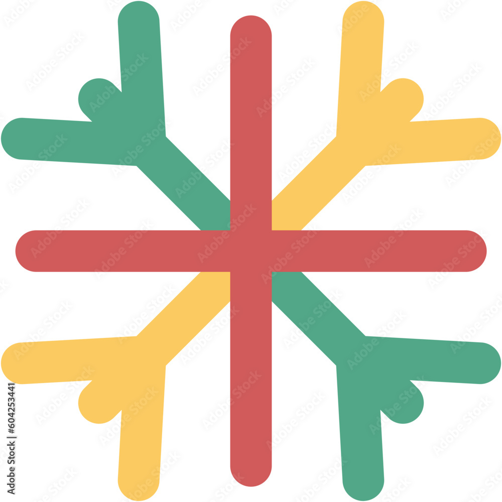 Obraz premium Captivating icon vector of snowflake 