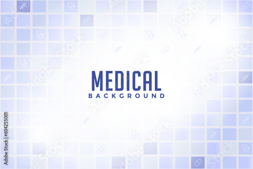 background medical squares vector blue geometry