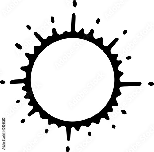 Hand Drawn Sun Outline