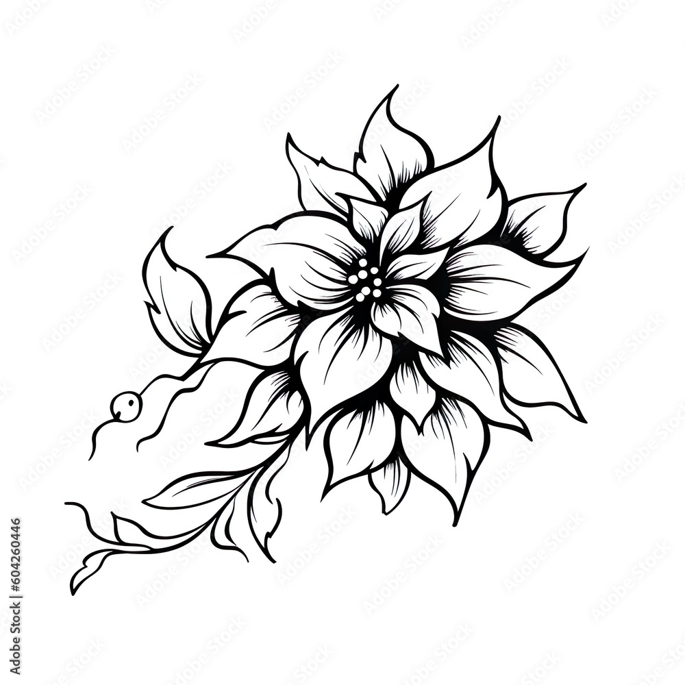 Obraz premium Amazing and classy image of holly flower generated by AI