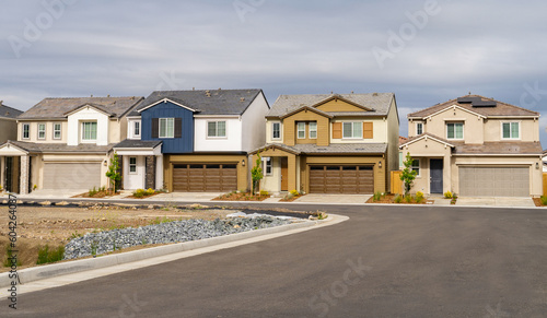 New homes in a row