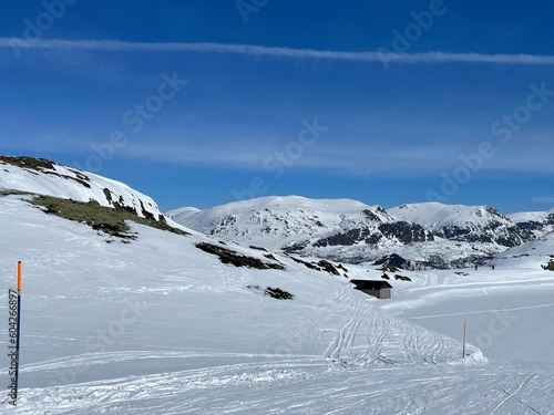 Hemsedal Winter Sko slopes Wonderful Norway photo