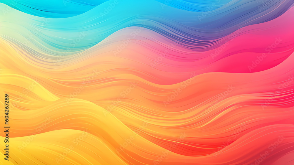 Gradient with a pastel blurred background. Yellow, orange, blue color. Suitable as a template for social media and other graphic designs. Generative AI. Gradient with a pastel blurred background. Yellow, orange, blue color. Suitable as a template for social media and other graphic designs. Generative AI.