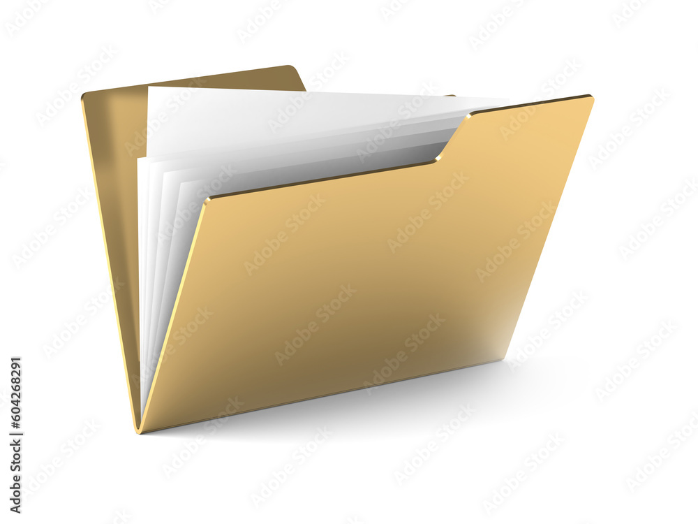 folder with documents