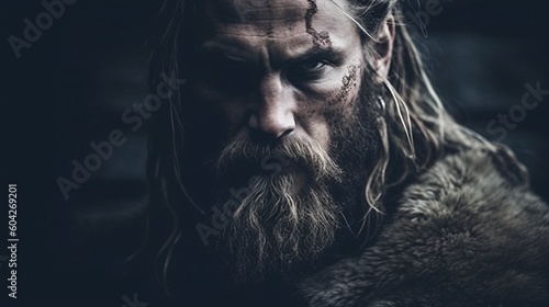 Viking warrior. Designed using Generative AI. 