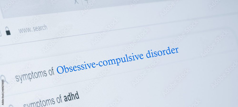Obraz premium Obsessive-compulsive disorder (OCD)