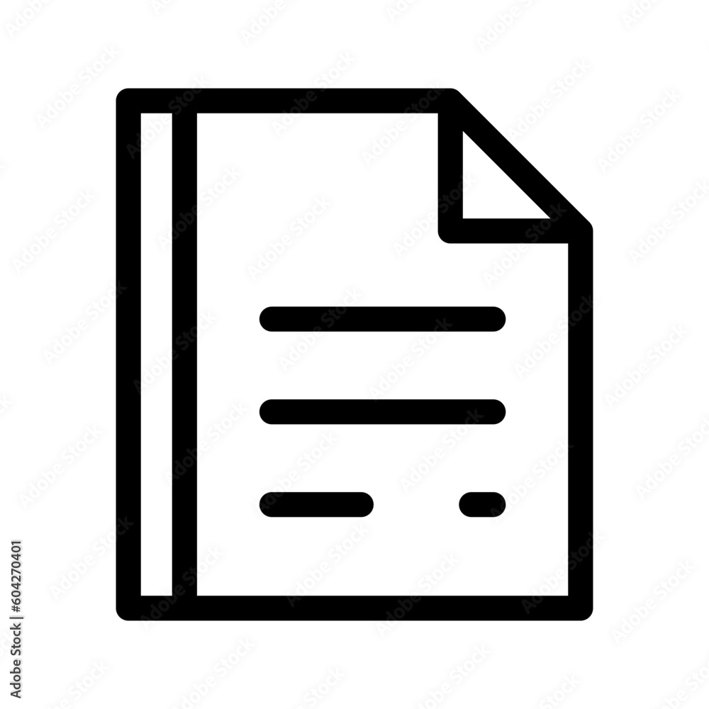Document Icon Vector Symbol Design Illustration Document Icon Vector Symbol Design Illustration