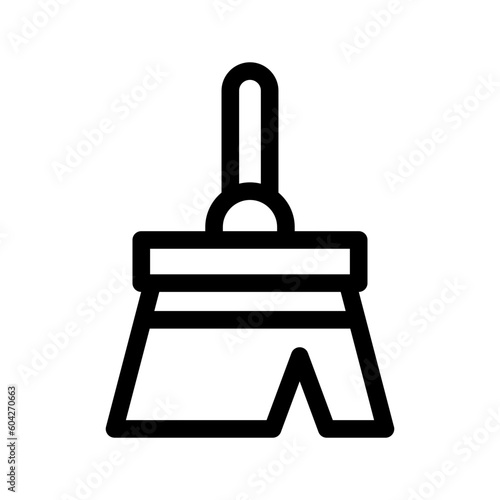 Broom Icon Vector Symbol Design Illustration