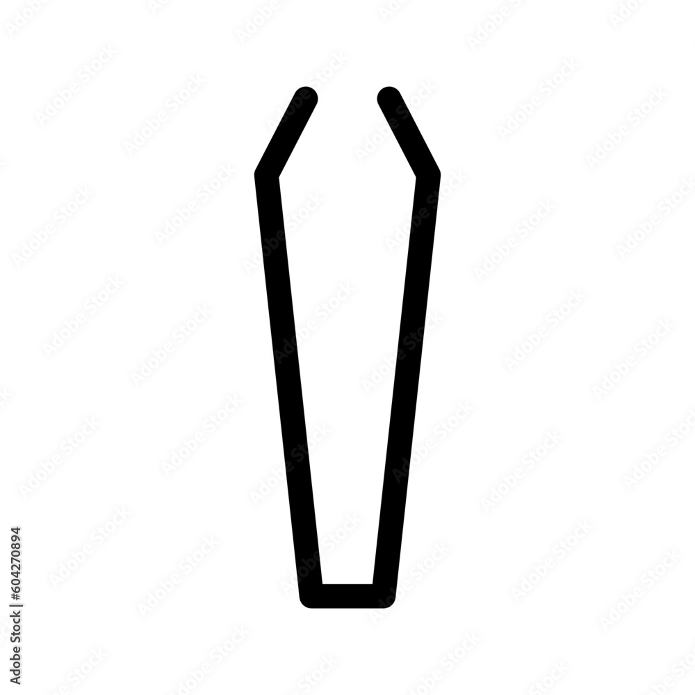 Tweezer Icon Vector Symbol Design Illustration Tweezer Icon Vector Symbol Design Illustration