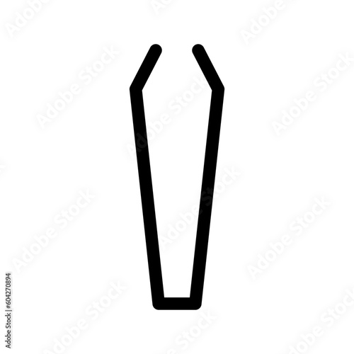 Tweezer Icon Vector Symbol Design Illustration