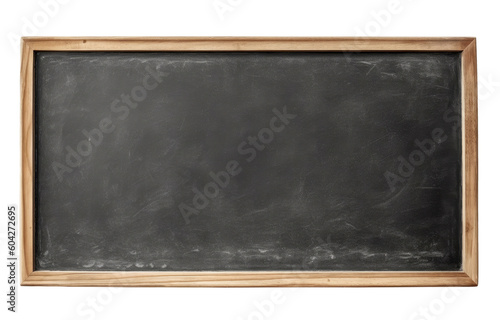 Blank black school blackboard, Generative AI
