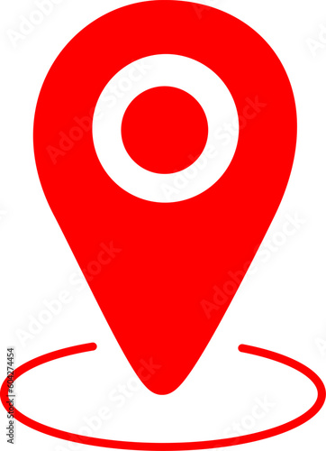 Red map pointer with dot in the middle isolated on white background, three-dimensional rendering, 3D illustration. Replaceable vector design. Free Download Red map pointer with dot in the middle isolated on white background, three-dimensional rendering, 3D illustration. Replaceable vector design. - GFXLoad